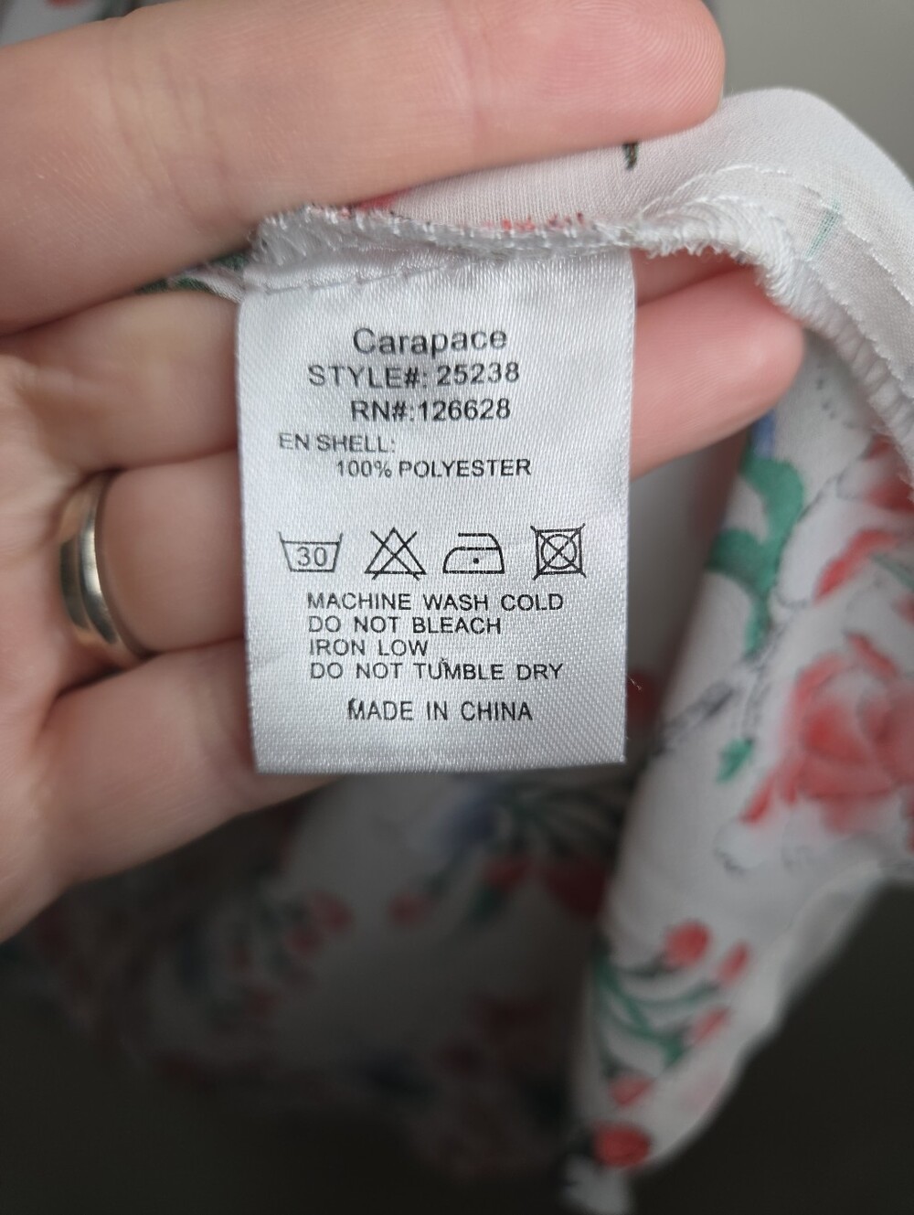 Women's Carapace Floral Print Lightweight Kimono Sz Small - Picture 4 of 7